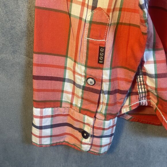 G-STAR RAW Men Rodger Check Casual Shirt Size Large - Picture 7 of 10